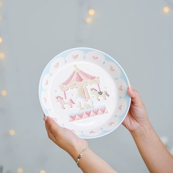 Carousel Porcelain Plate