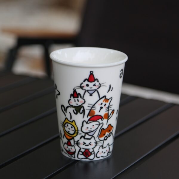 Whimsical Feline Crew Mug-72