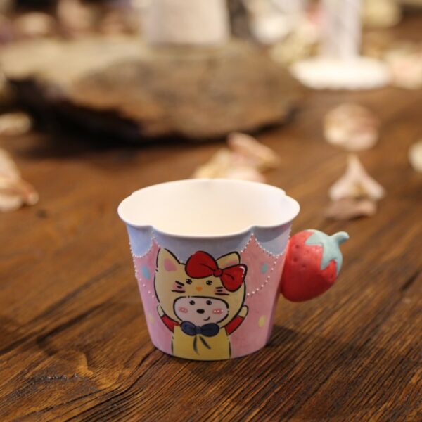 Cheery Strawberry-Kitten Cup-80