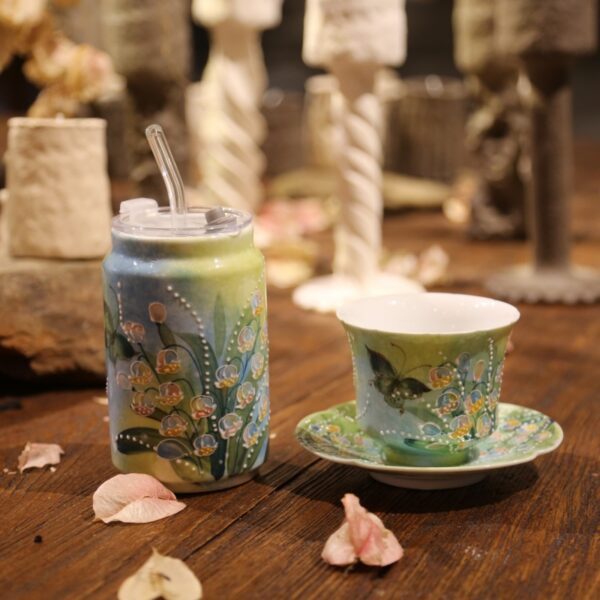 Lily of the valley Cup+Saucer& Mug-89