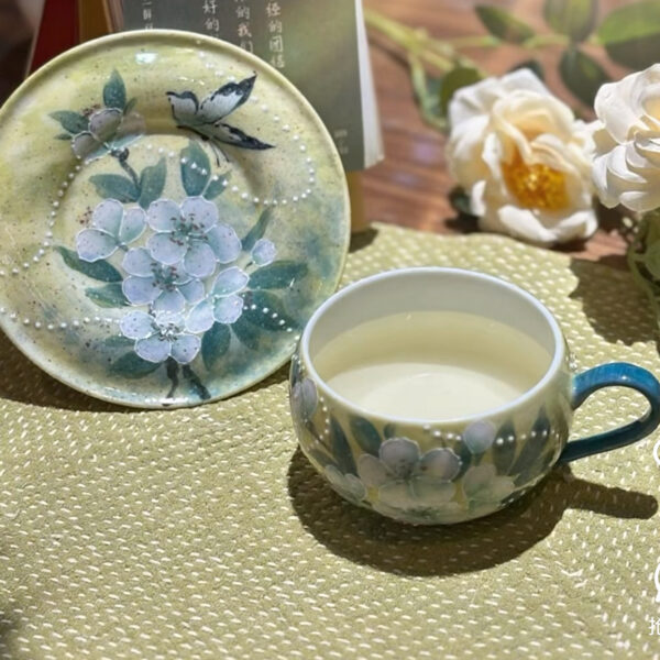 Pear Blossom Cup+Saucer-60